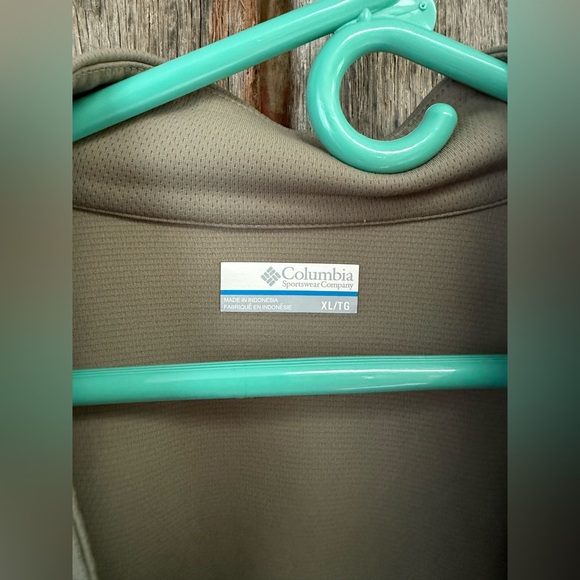 Columbia Olive Green Half-Zip Pullover - Picture 3 of 5